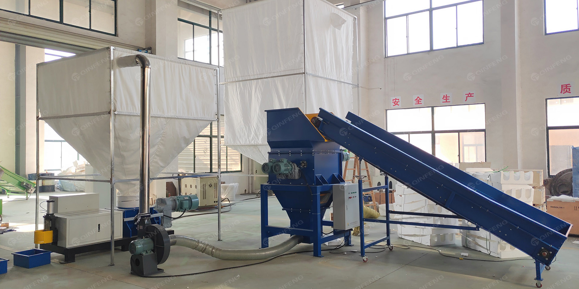 泡沫建筑廢料:秦風機械在該領域的回收解決方案